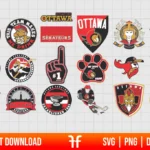NHL Ottawa Senators Logo SVG Bundle