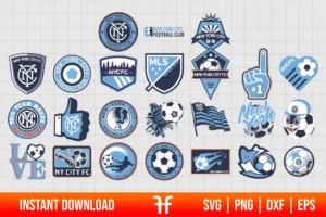 New York City FC Logo SVG Bundle