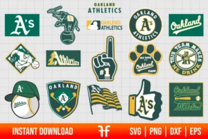 Oakland Athletics SVG Bundle