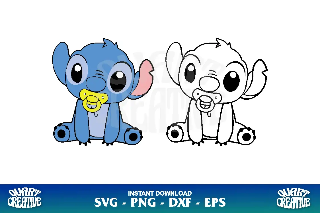 baby stitch svg cricut Baby Stitch SVG Cricut - Image 1
