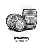 barrel clipart svg free
