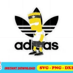 Bart Simpson Adidas SVG Cricut