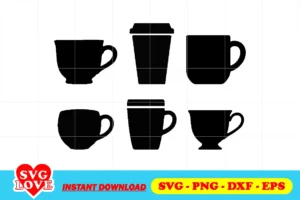 coffee cup svg bundle