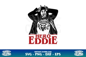 eddie munson hero svg cricut