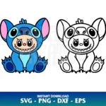 labubu stitch svg clipart