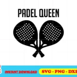 Padel Queen SVG Cricut