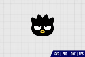 Badtz Maru Face SVG