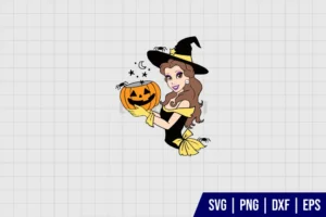 Belle Beauty and the Beast Halloween SVG