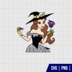 Belle Princess Halloween Svg Layered