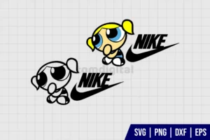Bubbles Nike SVG