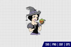Halloween Snow White Princess SVG