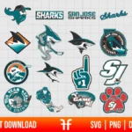 NHL San Jose Sharks Logo SVG Bundle