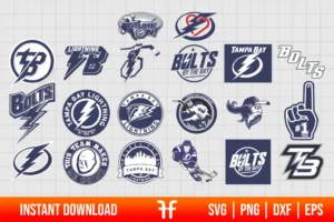 NHL Tampa Bay Lightning Logo SVG Bundle