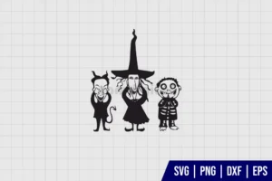 Nightmare Before Christmas Lock Shock And Barrel SVG