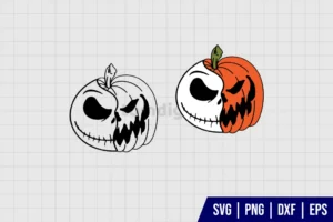Pumpkin Jack Skellington SVG