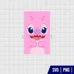 Stitch Angel Face SVG
