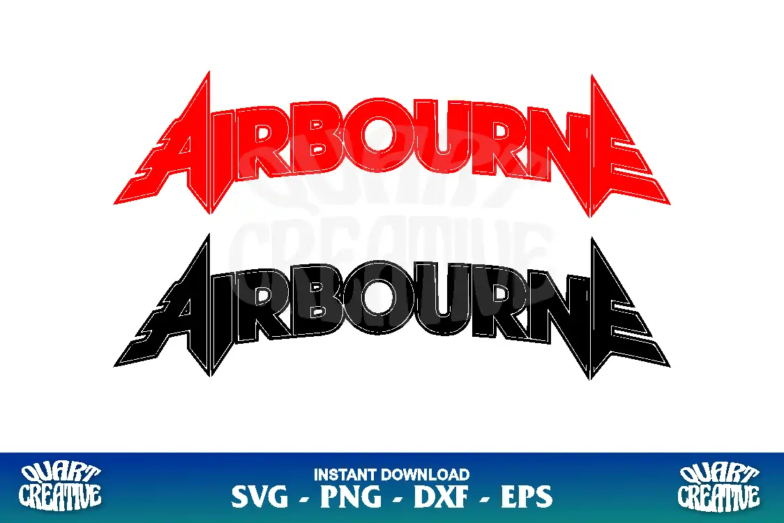 airbourne logo svg cricut Airbourne Logo SVG Cricut - Image 1