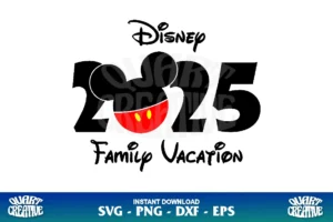 disney family vacation 2025 svg