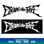 escape the fate logo svg cricut