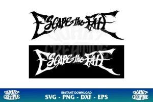 escape the fate logo svg cricut