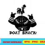 Moana Boat Snack SVG Cricut