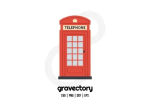 telephone box clipart svg free