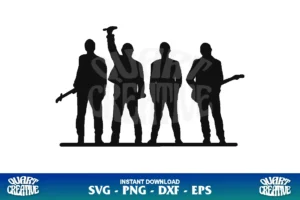 u2 silhouette svg cricut