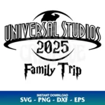 universal studios family trip 2025 SVG