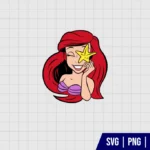 Ariel With The Starfish SVG