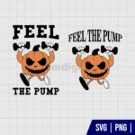 Feel The Pump Weightlifting SVG