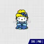 Hello Kitty Cinderella SVG File