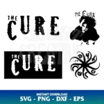 The Cure Logo SVG cricut