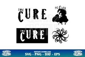 The Cure Logo SVG cricut