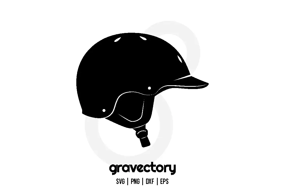 skateboard helmet silhouette svg free Skateboard Helmet Silhouette SVG Free - Image 1