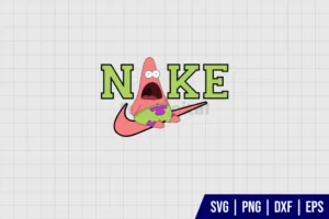 Nike Patrick Star Logo SVG