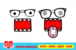 domo kun face svg clipart
