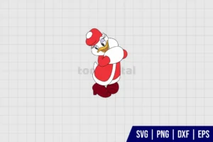Christmas Daisy Duck SVG