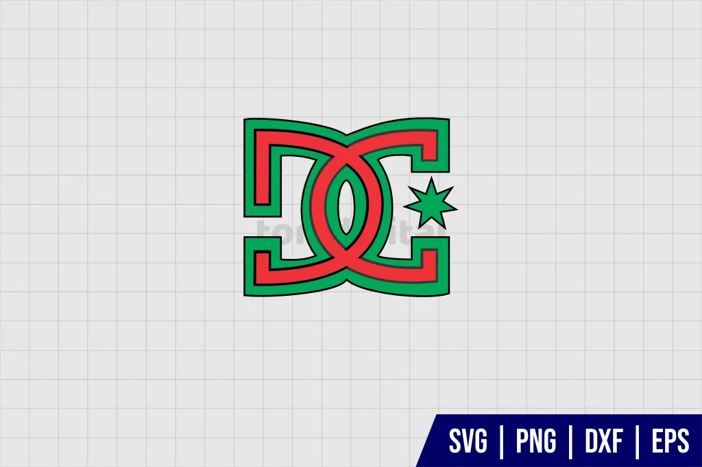 DC Shoes Christmas Logo SVG DC Shoes Christmas Logo SVG