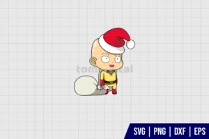 Saitama Christmas SVG