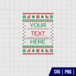 Ugly Christmas Sweater SVG