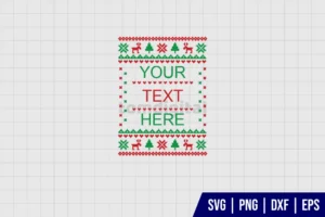 Ugly Christmas Sweater SVG