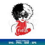 Cruella SVG For Cricut