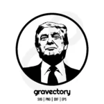 Donald Trump Vector SVG Free