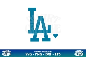 heart LA SVG Cricut