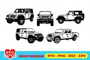 jeep robicon vector svg cut file