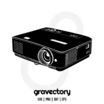 Projector Silhouette SVG Free