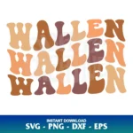 retro morgan wallen svg