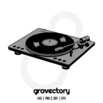 Turntable Vector SVG Free