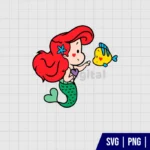 Ariel The Little Mermaid SVG