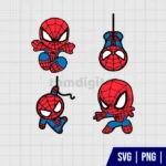Baby Spiderman SVG Bundle